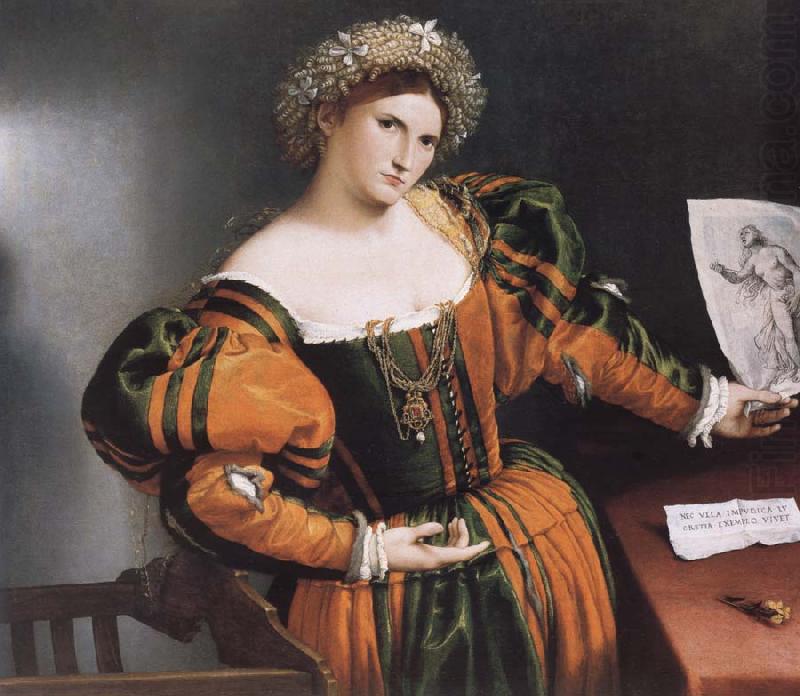 Portrait of a young bride as flora, Palma Vecchio